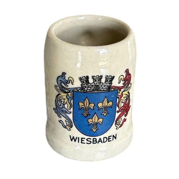 Set of 6 Vintage Mini Ceramic German Cup Mugs - Picture 4 of 9